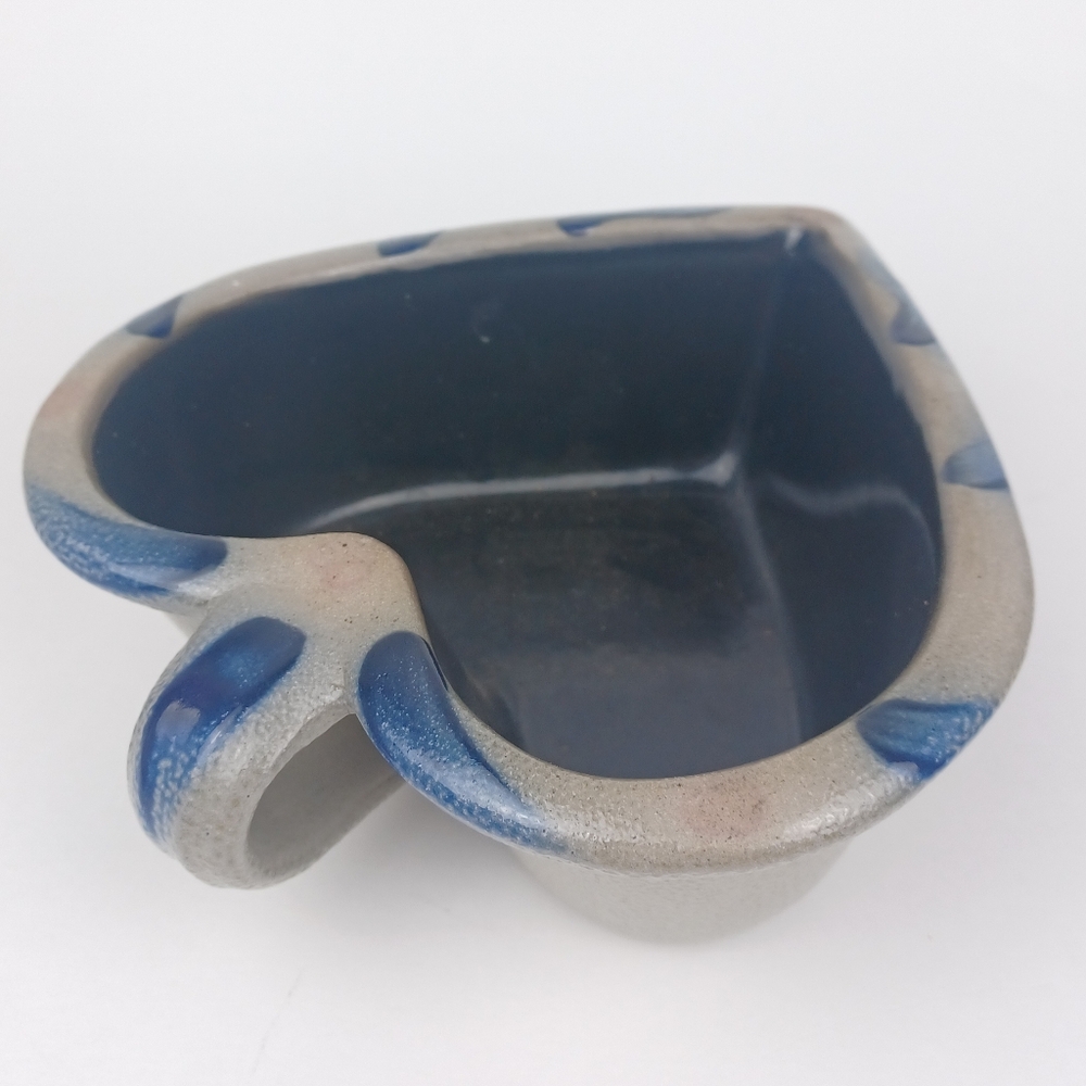 Rowe Pottery Works Heart Shaped Baker Pot